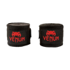 Vendas de Boxeo Venum Negras Letra Roja