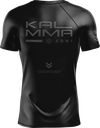 Rashguard KALMMA Army negro, vista trasera