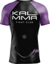 Rashguard KALMMA Rank morado, vista trasera